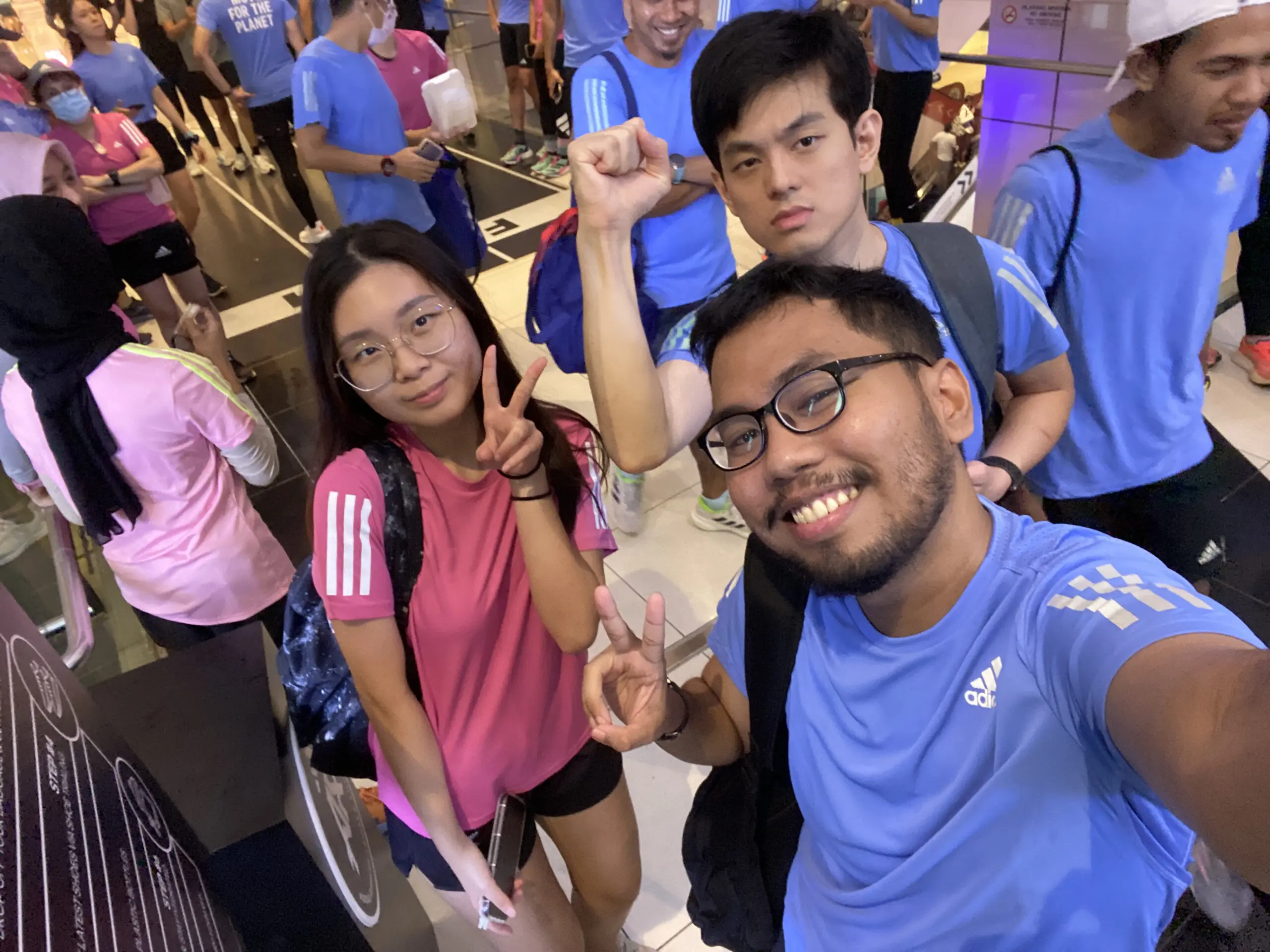 Team WeirdKaya at Adidas ARKL Run 2023 