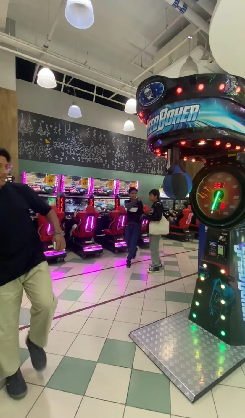 Man attempts to punch it hard