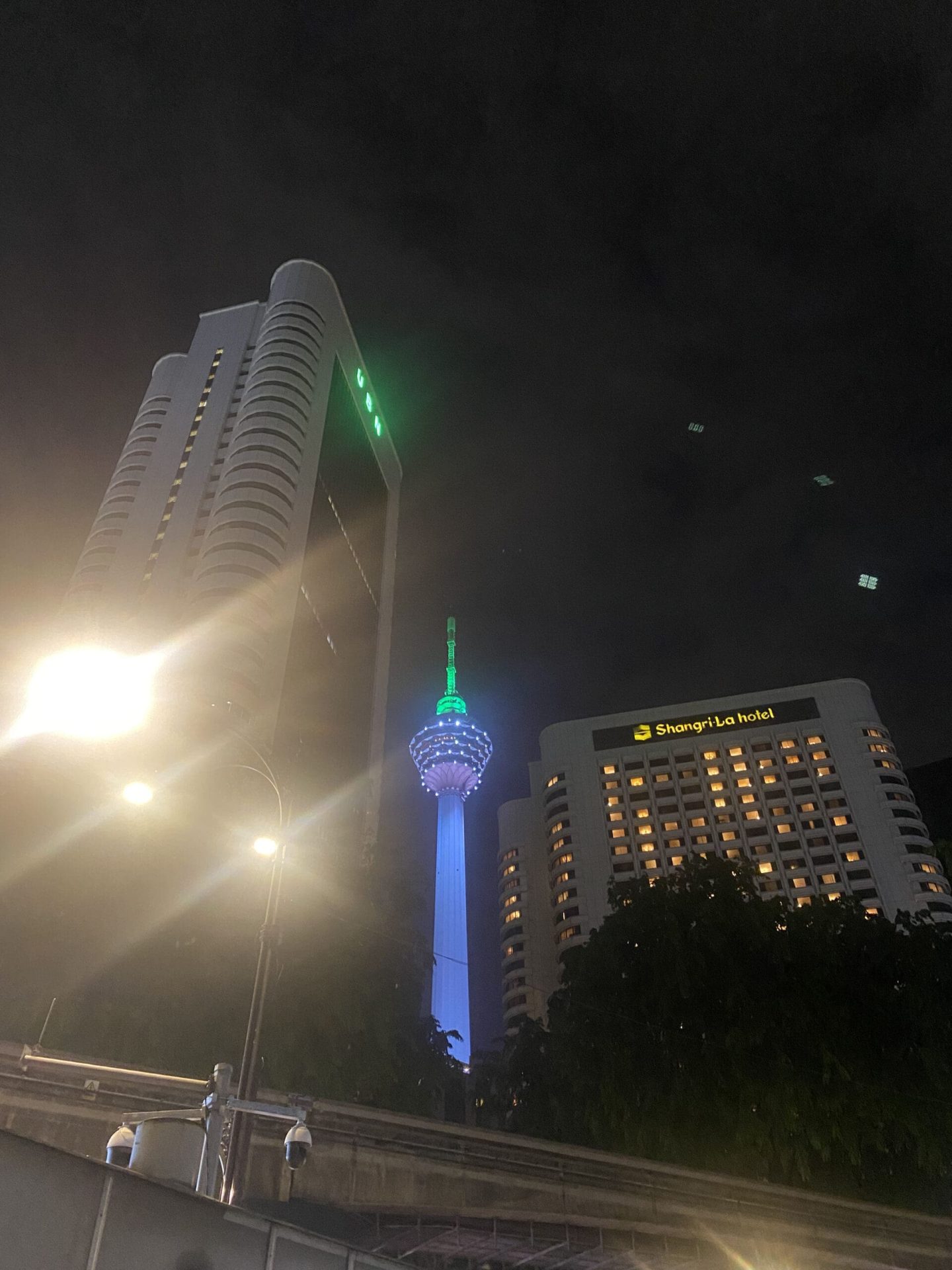 Shangri-La Hotel next to KL Tower.