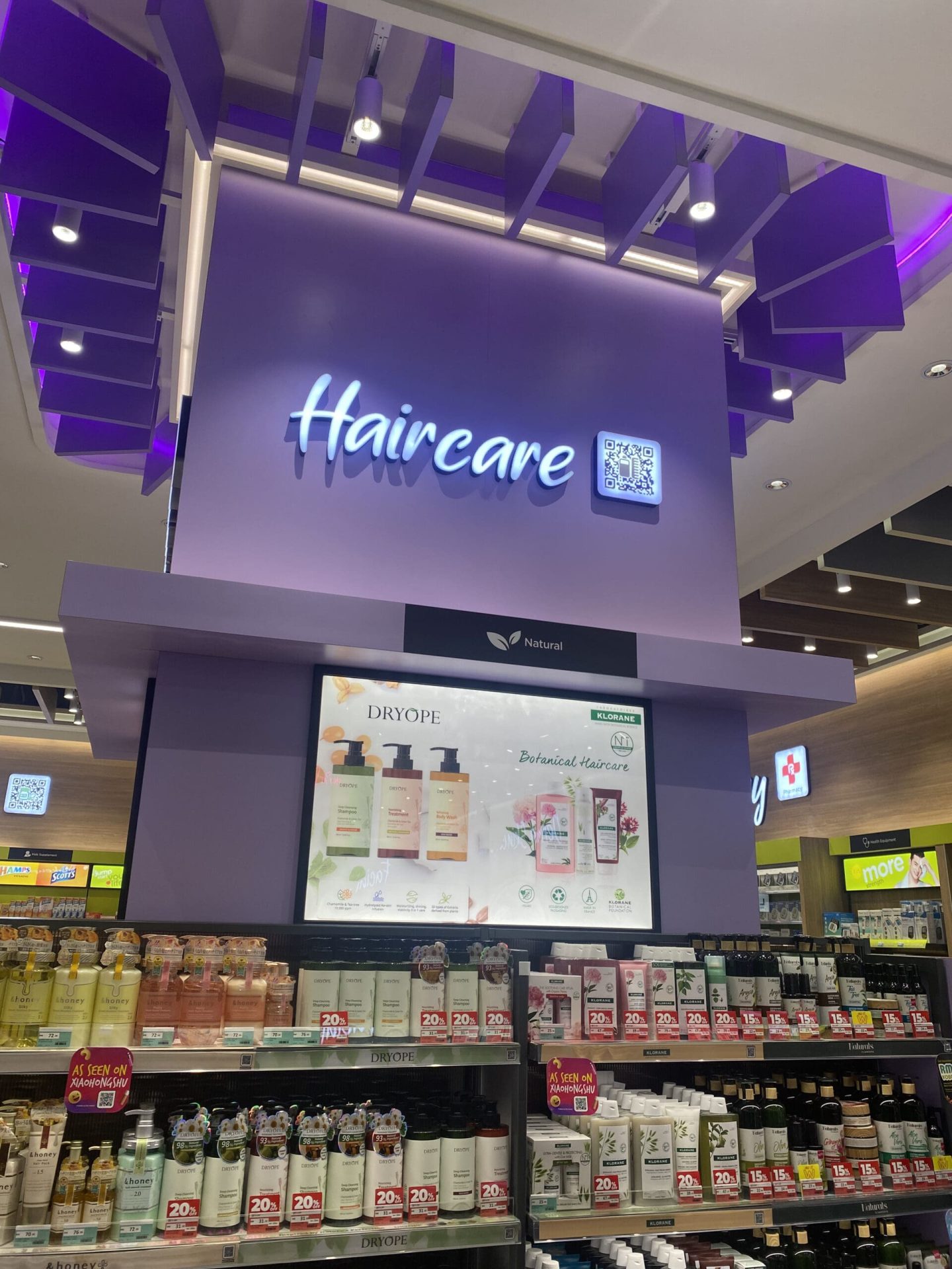 Watsons 700th Store KSL Esplanade Mall - haircare section