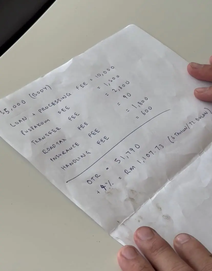 payment for used Toyota vios 2013