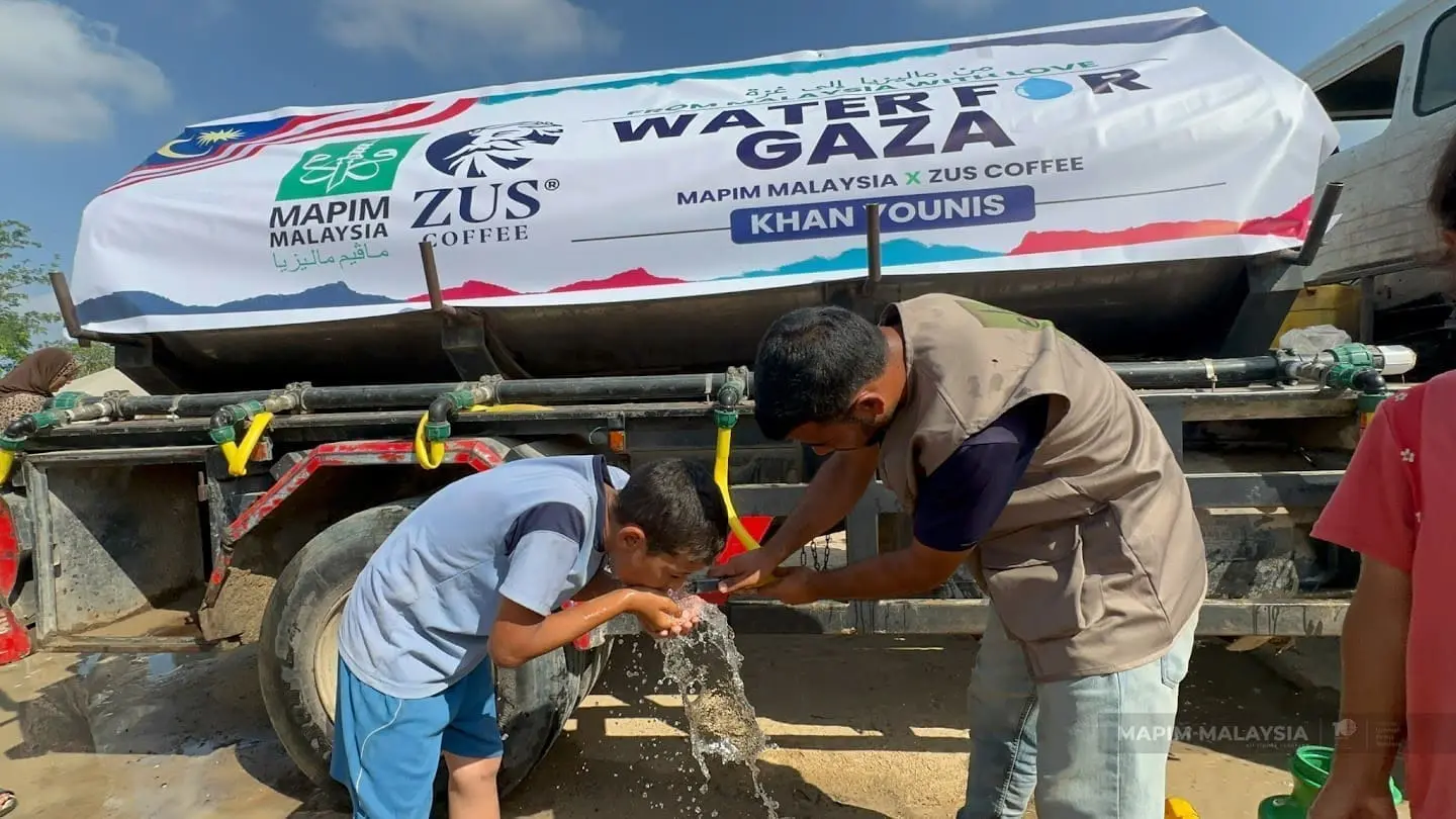 ZUS Coffee and MAPIM help Gaza 2024