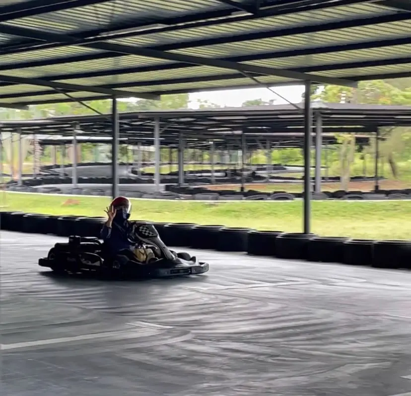 go-kart activity at Xpark PD, Negeri Sembilan
