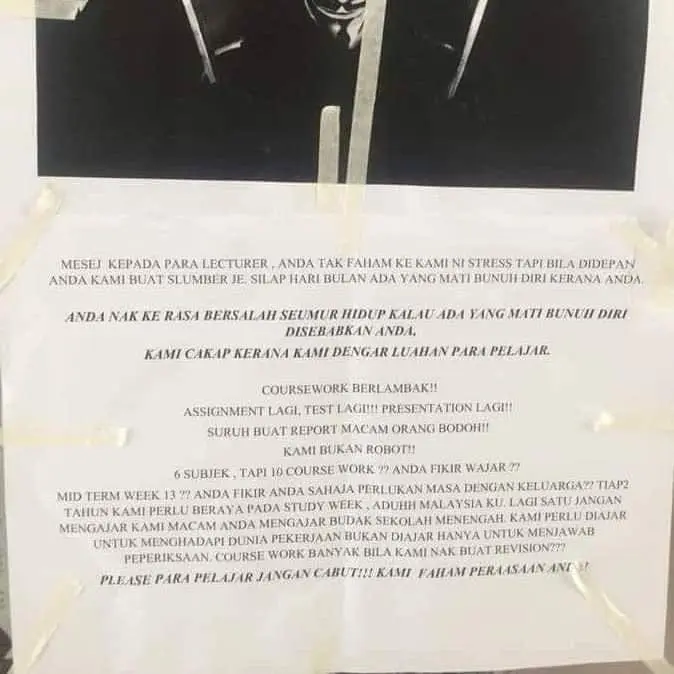Malaysian uni students viral letter about assignments workload - July 2024