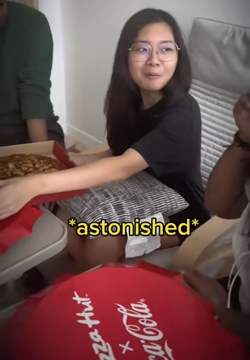 Team WeirdKaya excited to taste the Cola Pizza