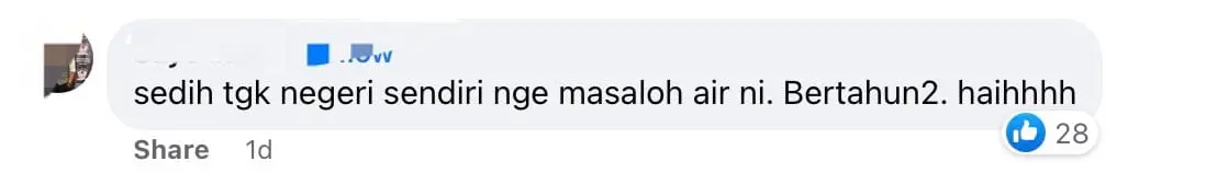 comment - M'sian Woman Furious Over Six Months Without Water In Kelantan, Feels Embarrassed To Seek Relief From Mosque