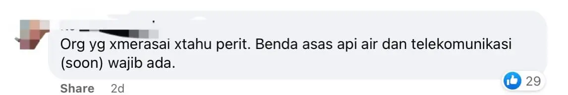 comment - M'sian Woman Furious Over Six Months Without Water In Kelantan, Feels Embarrassed To Seek Relief From Mosque