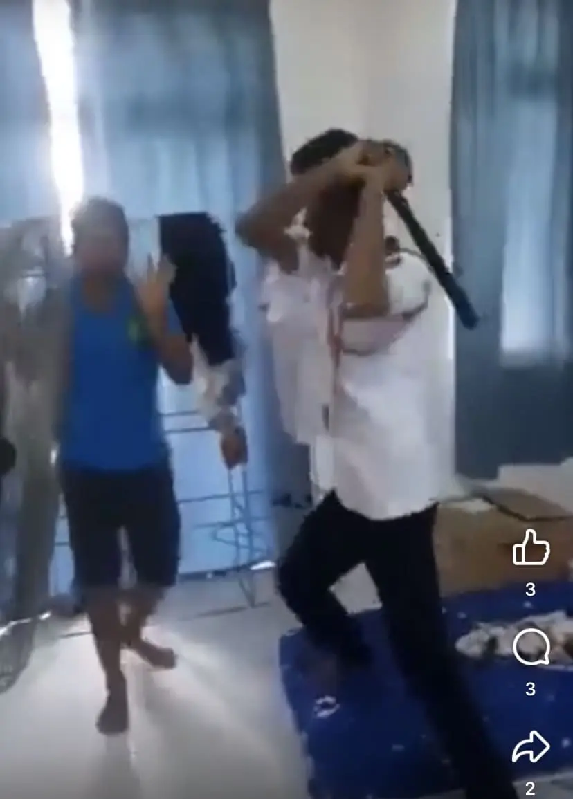 foreign worker beaten by colleague