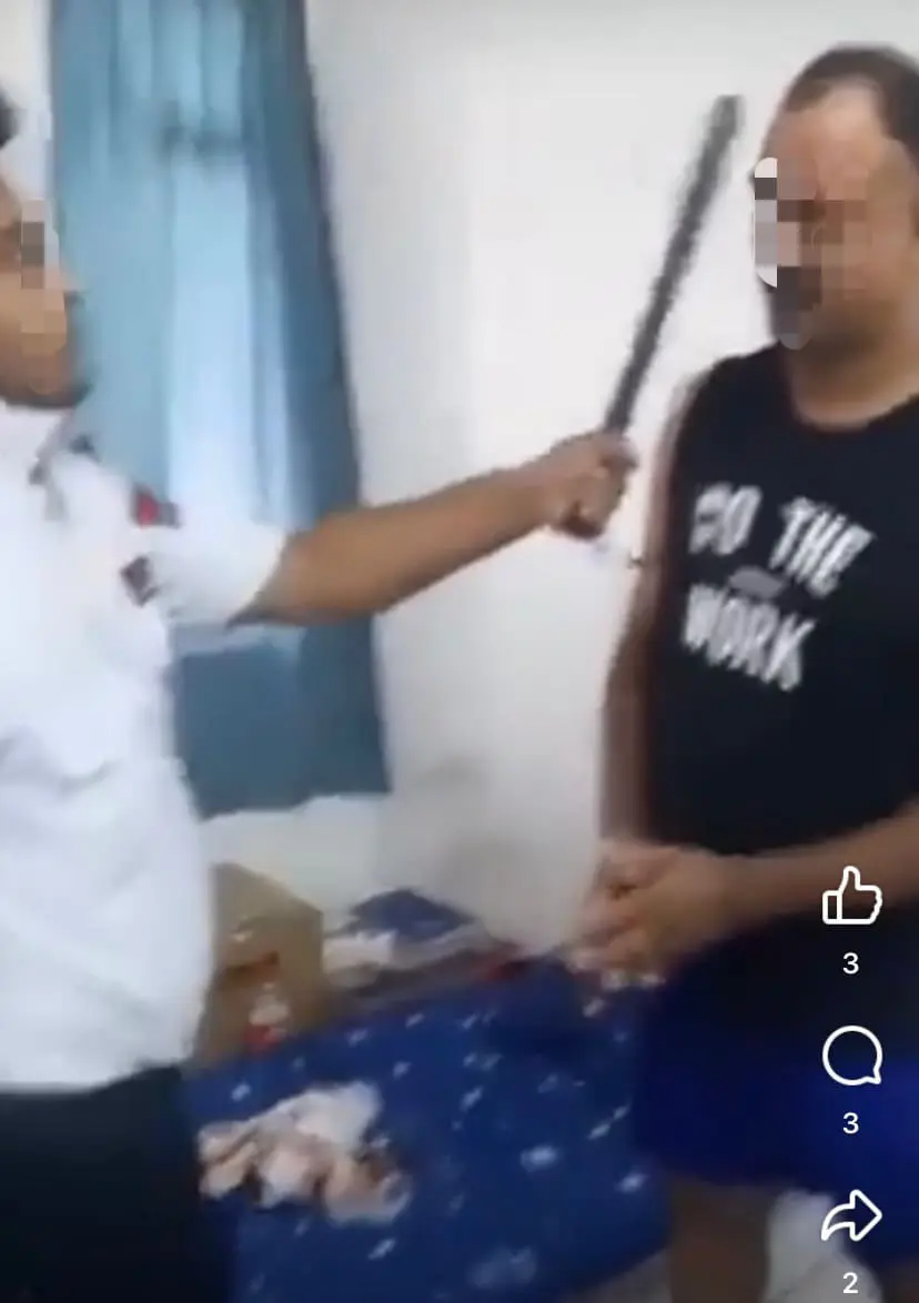 foreign worker beaten by colleague