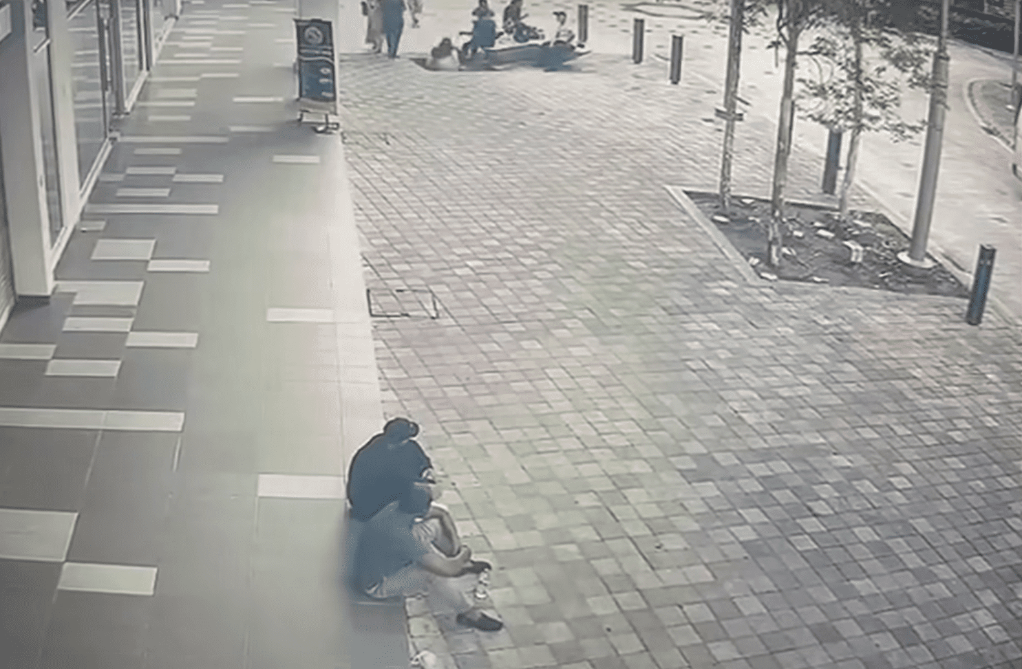 Indian woman falls into sinkhole at Masjid India