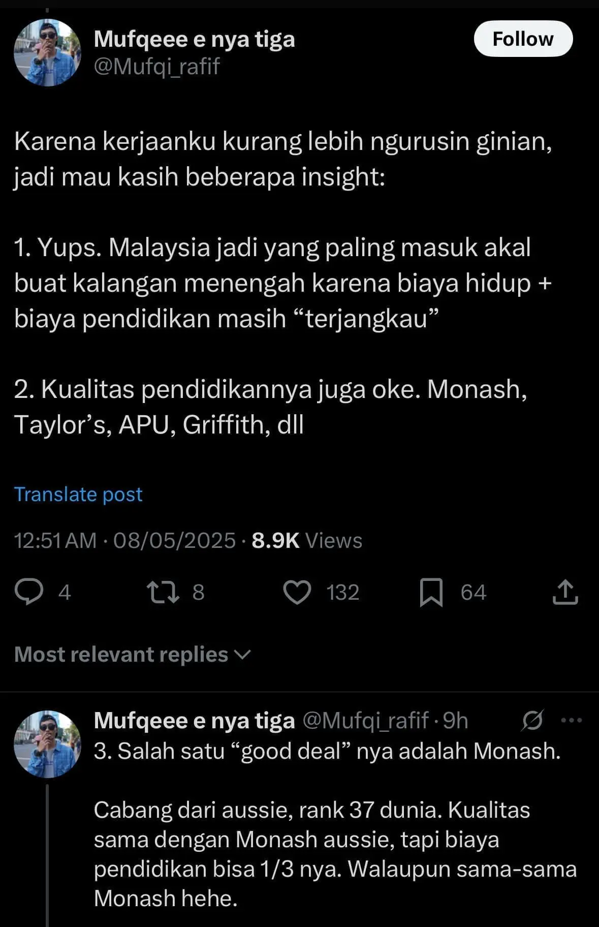 indo netizens prefer malaysia unis