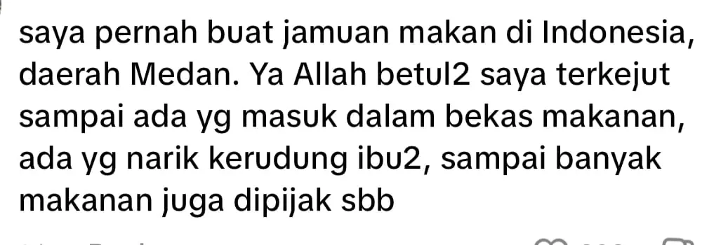 indonesian shocked by malaysians' buffet ettiquette