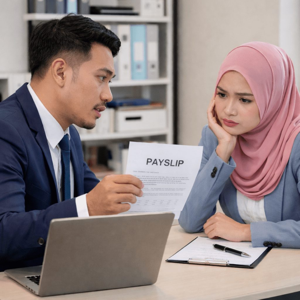 interview asking for payslip