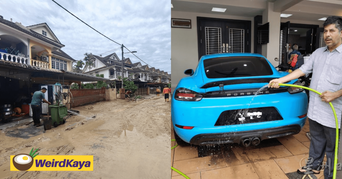 'It Happened So Fast' - M'sian Man Has 6 Of His Luxury Cars Destroyed In Ipoh Floods