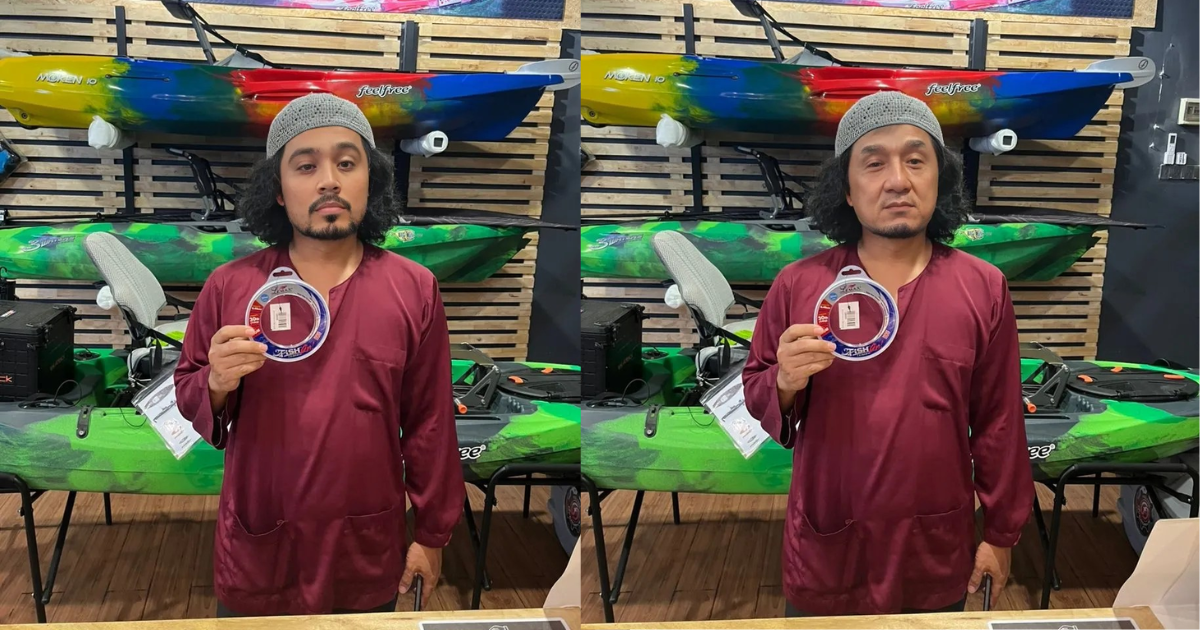 M'sian shop owner photshops Jackie Chan's face