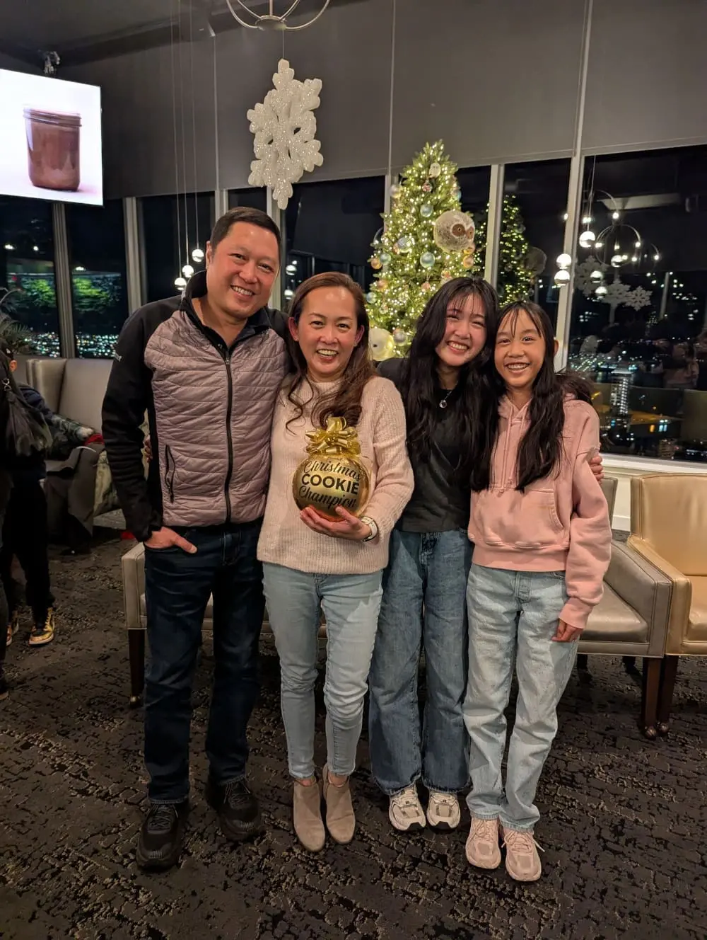Janet Tan with her family