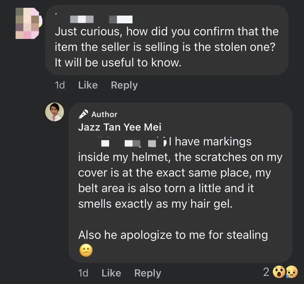 Jazz says thief apologised for stealing