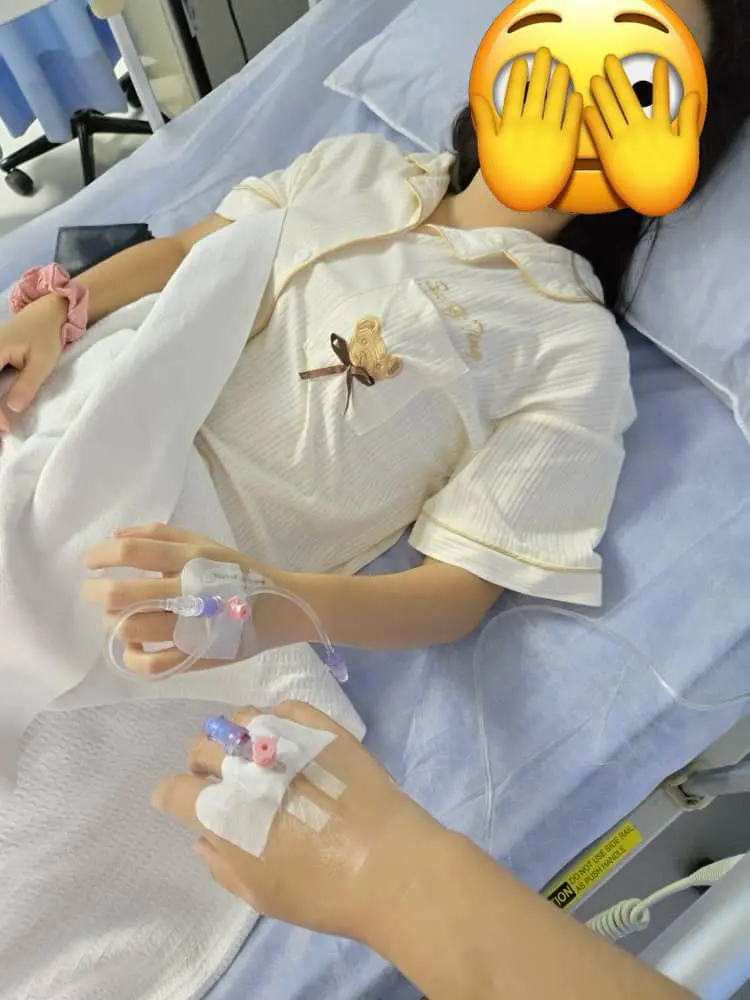 Joey's friend admitted to hospital