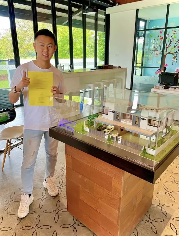 JS Lim shows the semi-D he bought for his parents 