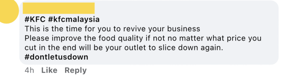 KFCMalaysia 9pcs chicken RM36 well received by Malaysians comment02