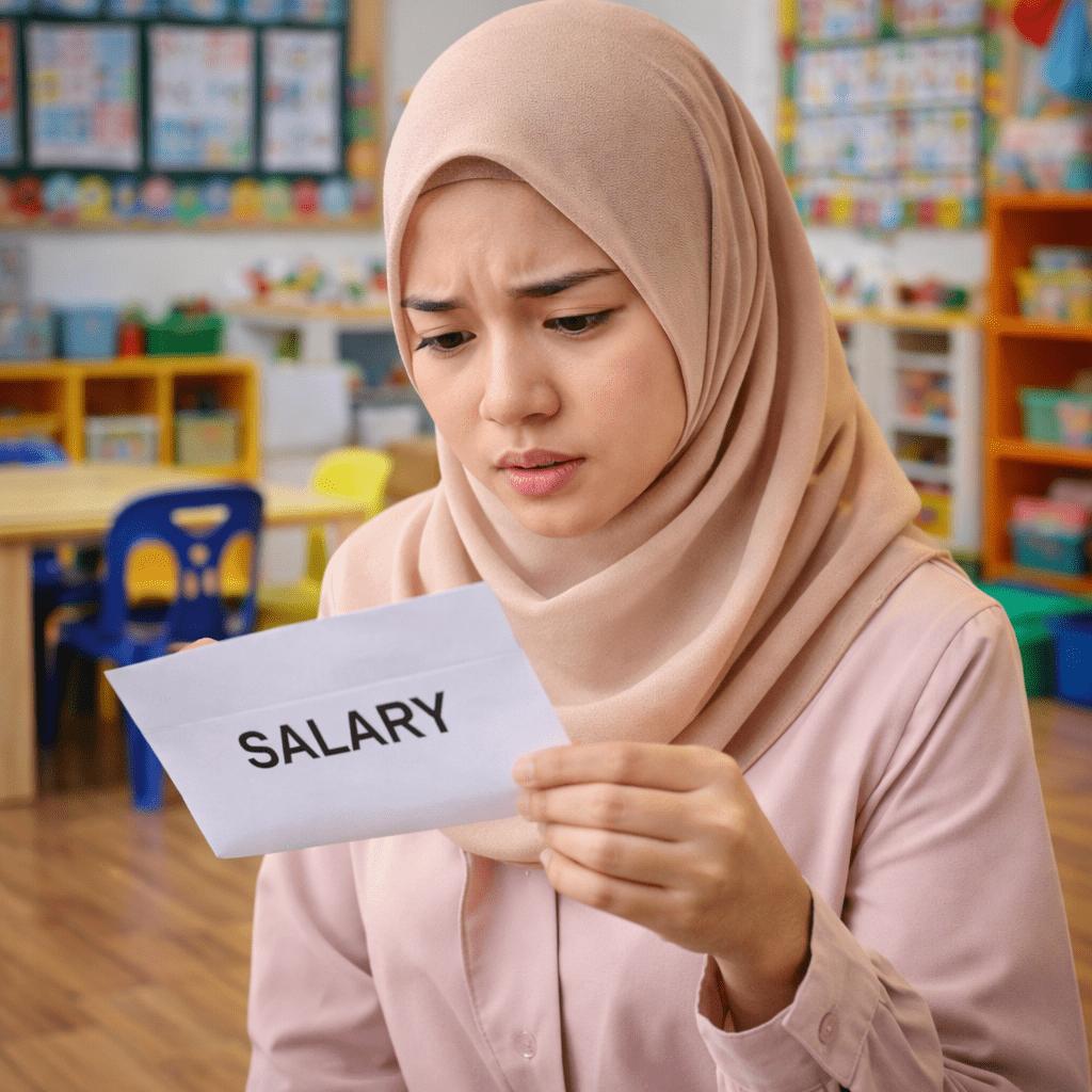 Kindergarten low pay teacher (2)