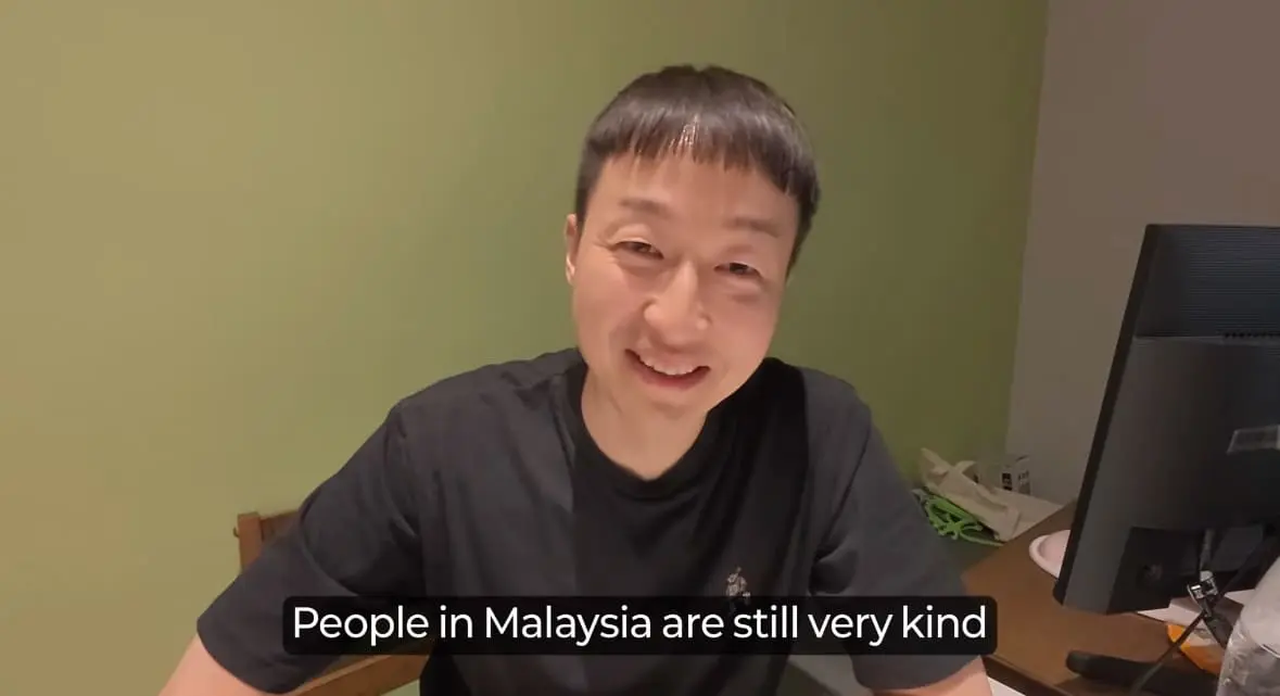 korean man praises malaysians for kind gestures