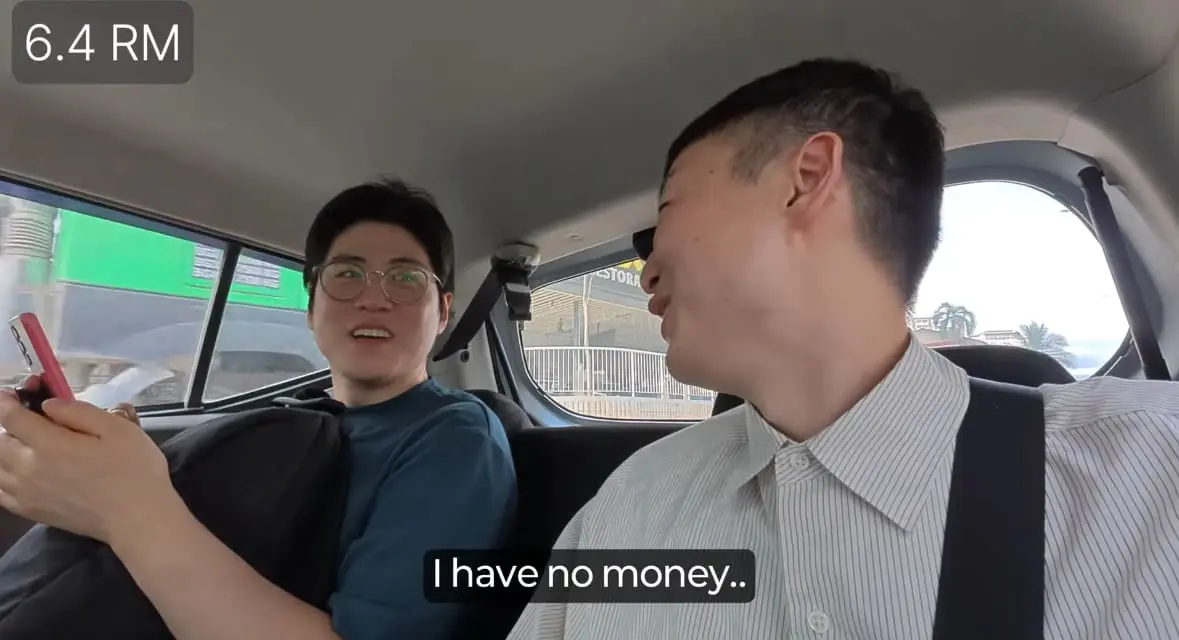 korean men in a car