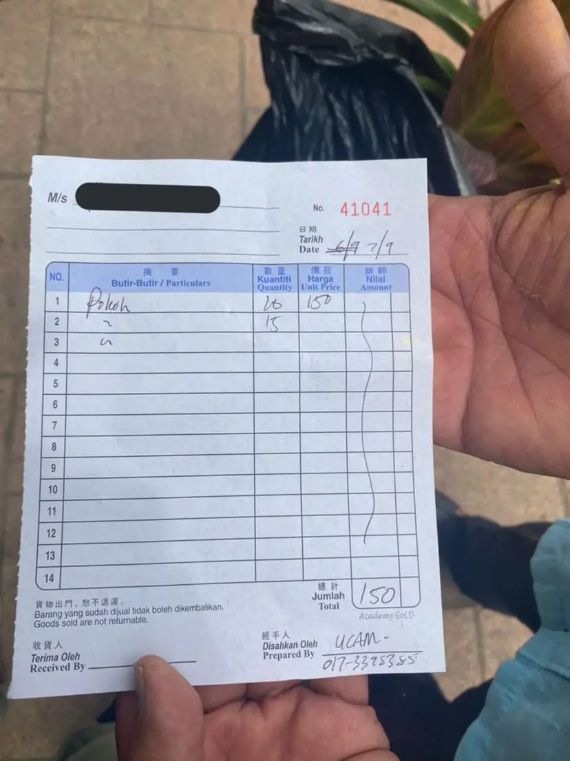Makcik Slammed For Stealing Plants, Son Clarifies With The Purchase Receipt
