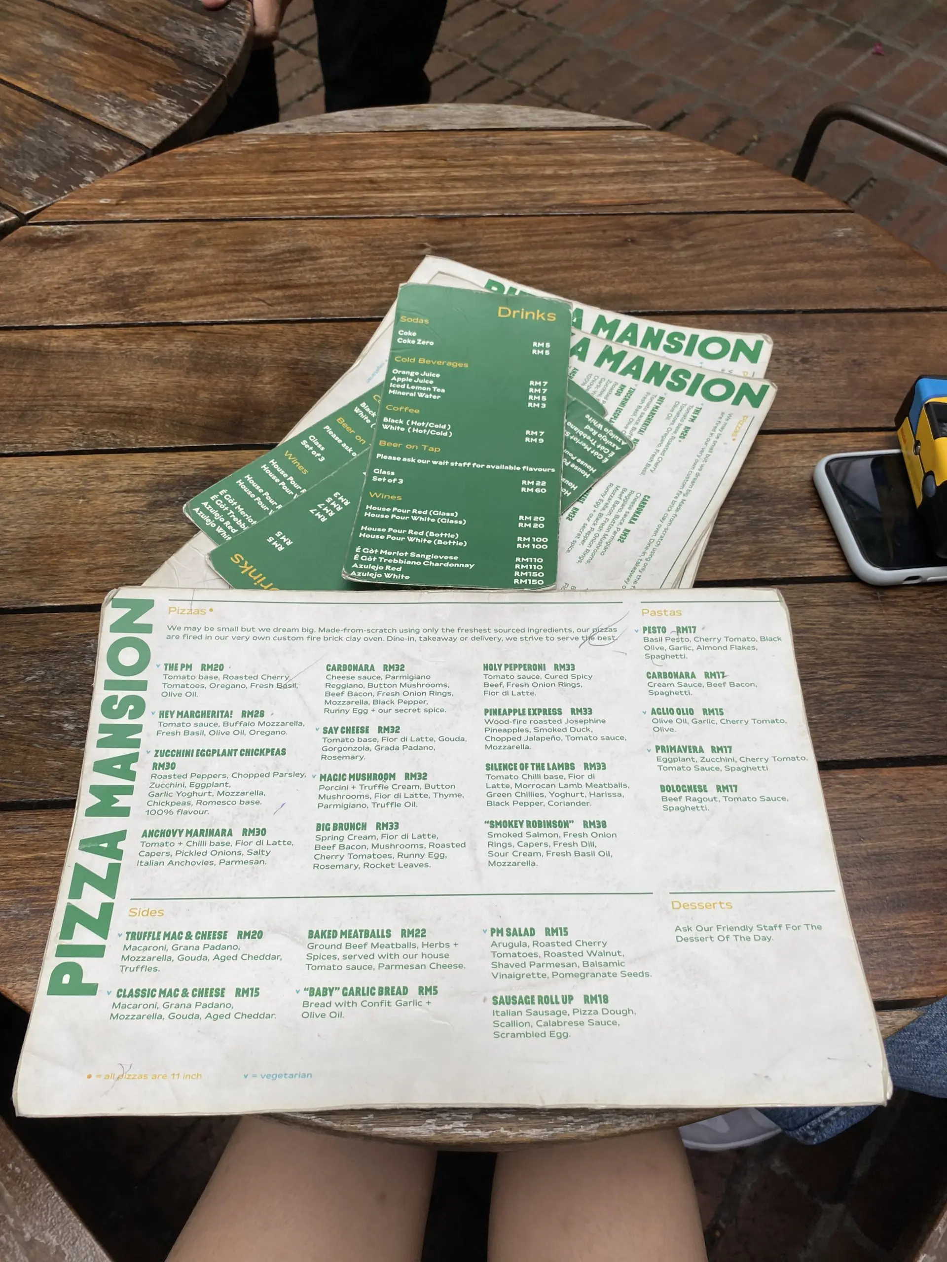 We spent around RM20 per pax at this quaint pizzeria in Bukit Bintang