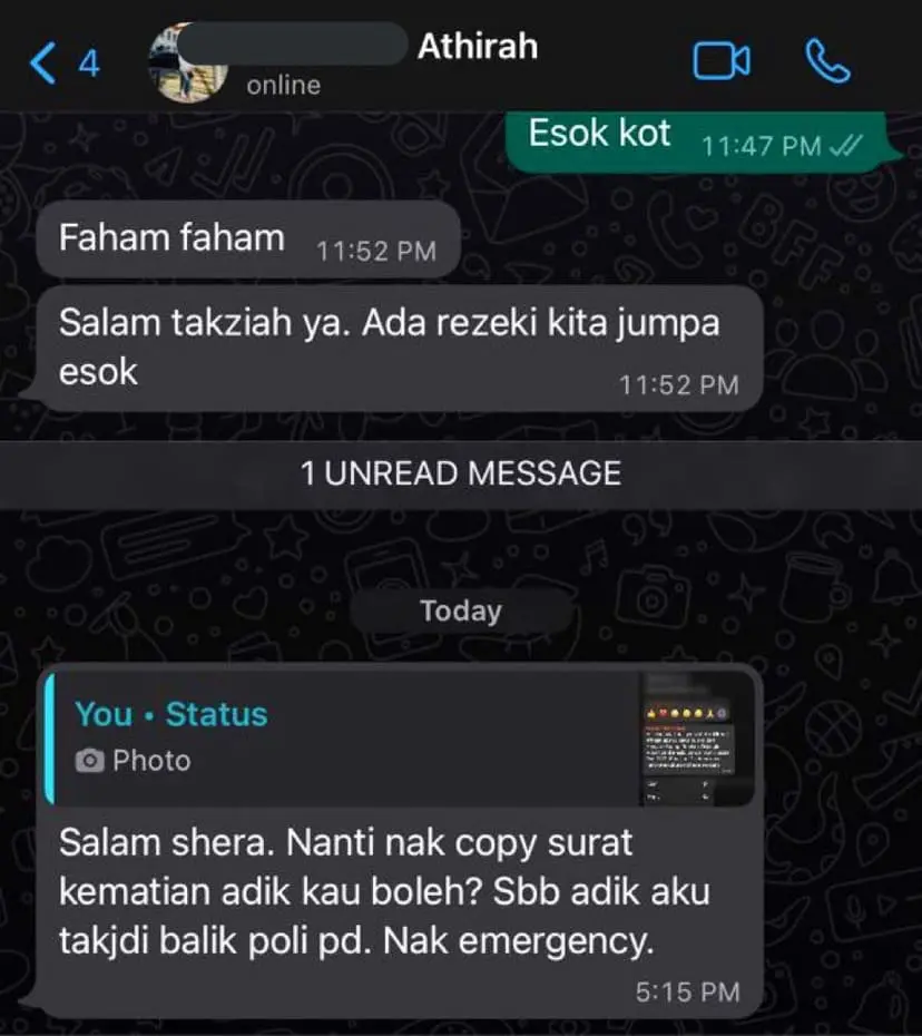 Friend Asks For His Brother's Death Certificate To Use As Emergency Excuse Not To Return To The Hostel