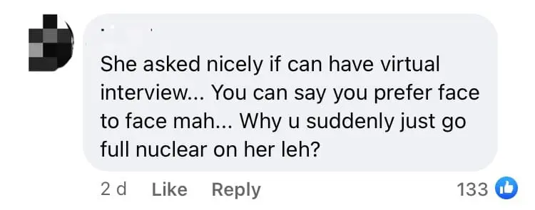 SG Boss Calls Off Internship Interview After Candidate Asks To Have It Virtually, Sparks Online Debate comment 3