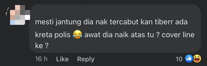 Lane-Cutting Perodua Bezza Feigns Breakdown By Driving Up The Curb To Avoid Police Action