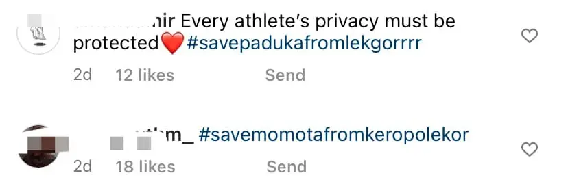 Local fans have called upon Japanese badminton player Kento Momota to keep a distance from Lekgor, who's the admin of the hugely popular Facebook page 叻哥频道 Channel 666. 