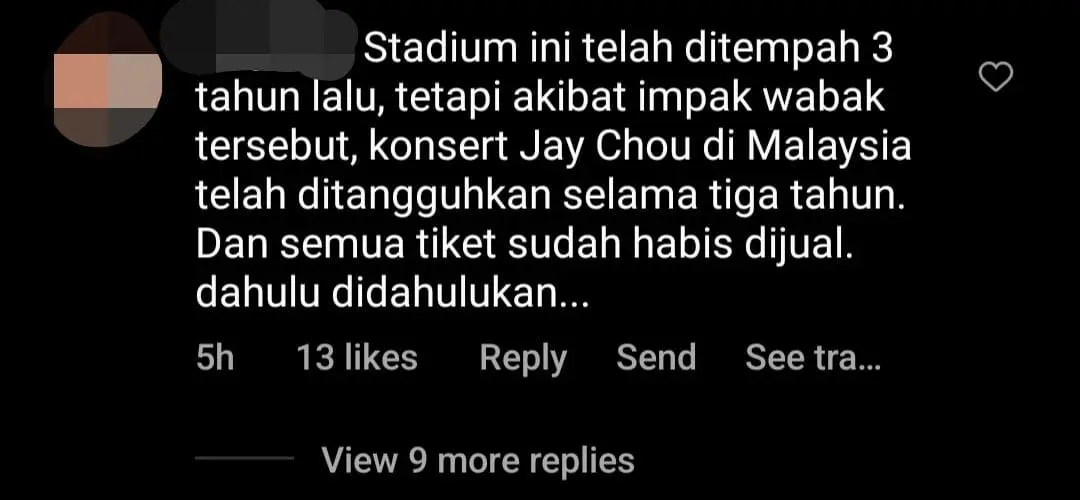 21,000 Seats To Be 'Sacrificed' For Jay Chou Concert During AFF Cup Match At Bukit Jalil Stadium