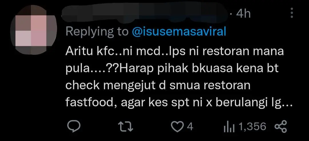 Rat Spotted At AEON Cheras Selatan McDonald's Branch, Netizens Disgusted