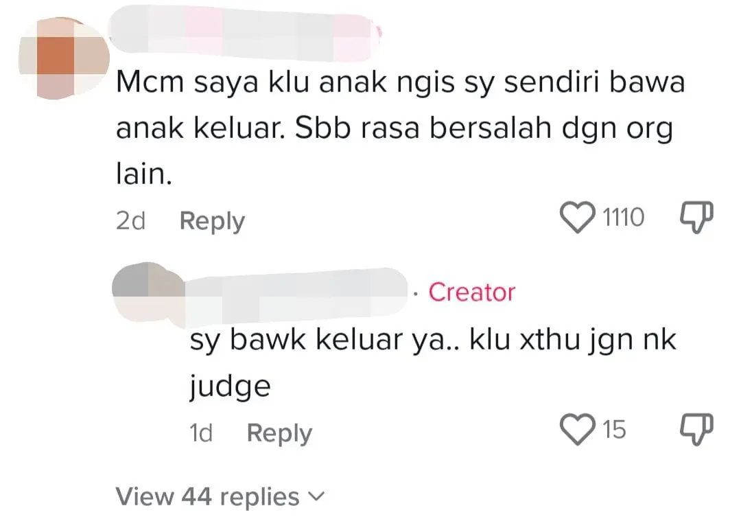 "Just Eat At Home!" — M'sian TikToker Bashed For Telling Others To Stay Home If They Can't Stand Noisy Children comment 3
