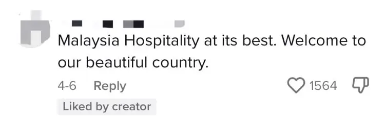 German Cyclist Touched By M'sian Woman's Kindness Who Bought Him Lunch At A Petrol Station In Muar comment 1