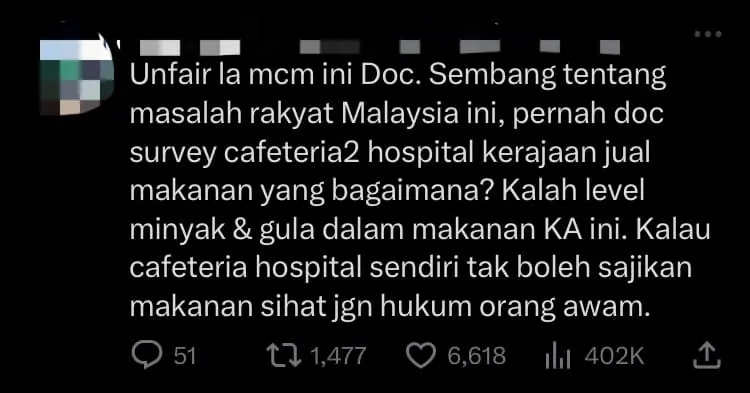 M'sian Doctor Advises Khairul Aming To Come Up With Less Oily Recipes But Gets Slammed By Netizens comment 1