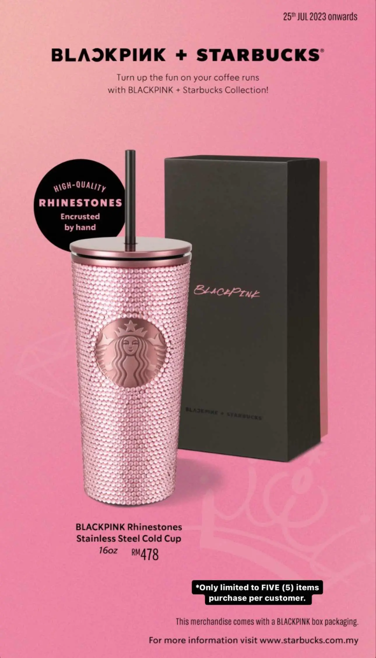 M'sian Blinks Rush For Starbucks' Exclusive Blackpink Merchandise Before Mall's Opening Hours