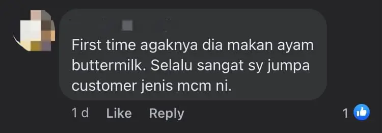 M'sian Customer Claims Buttermilk Chicken Had Gone Bad, Cafe Owner Says It's Not The Case comment 2