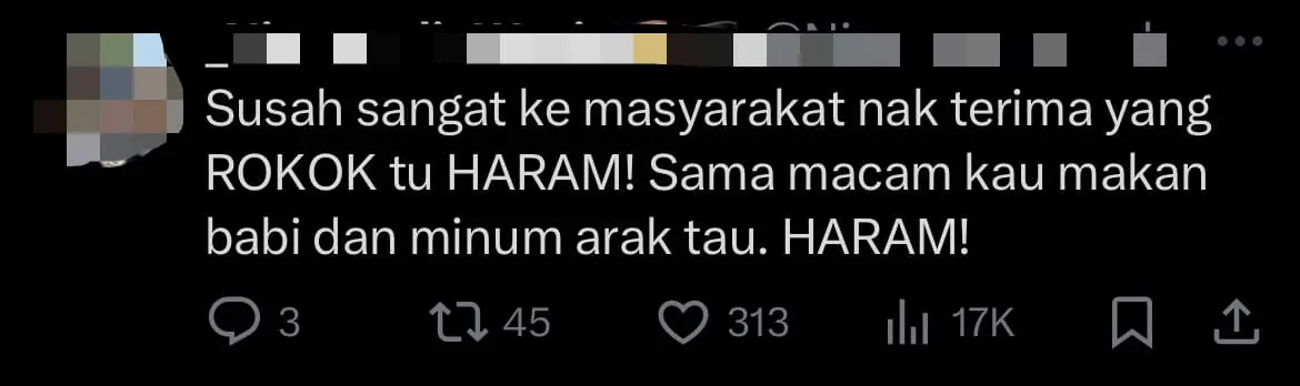 Isetan KLCC Praised By M'sians For Placing Cigarettes At 'Non-Halal' Section comment 3