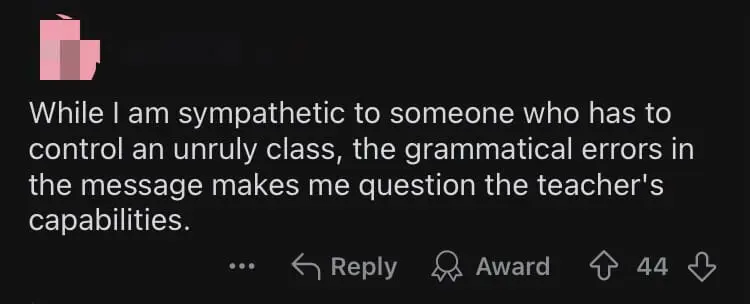 Fed Up M'sian Teacher Writes 'I Hate Talking To You Guys' After Students Were Caught Playing Games In Class comment 3