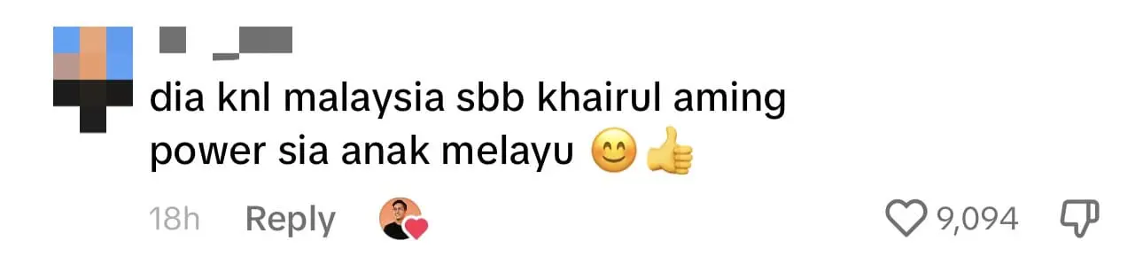 M'sian Man Surprised After Street Vendors In London Ask About Khairul Aming comment 1