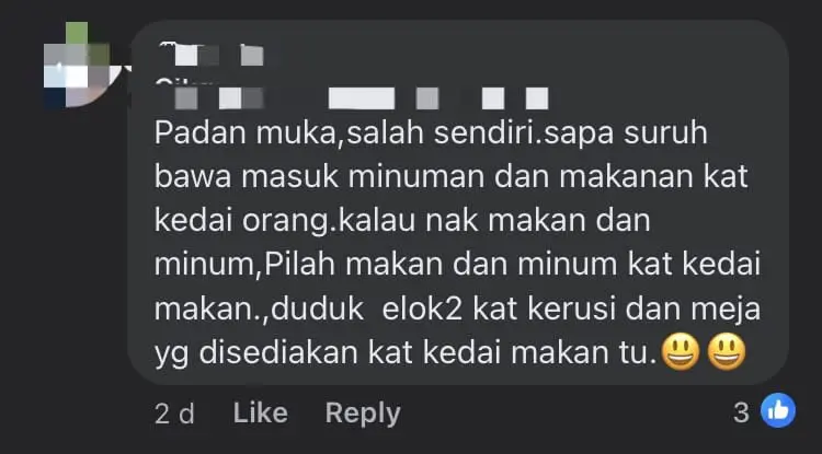 M'sian Forced To Purchase 10 Branded Caps After Spilling Coffee On Them comment 3