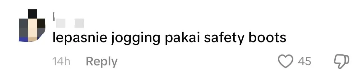 M'sian Man Steps On Nail During Jog, Netizens Believe It Was Placed On Purpose comment 3