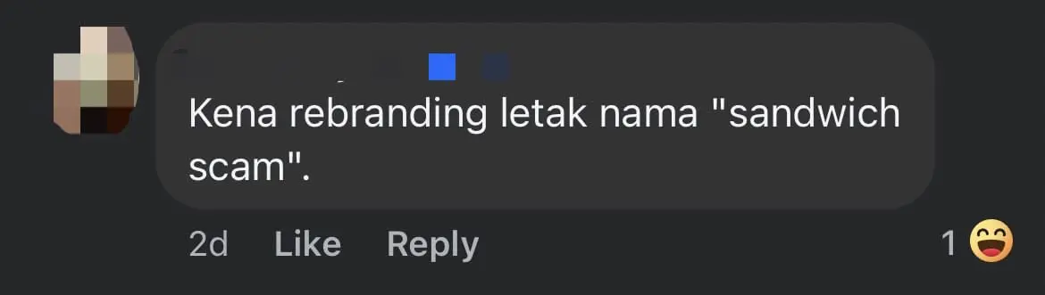 M’sian Man Stunned By RM5.30 Sandwich That Had Close To No Filling At All comment 3