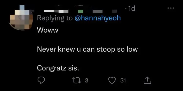 “How Is This Face Shaming?” — Hannah Yeoh Rebuts Critics After Saying ADUN Looks Like Rosmah comment 2