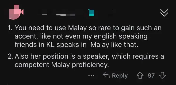 "Read Like A Banana" — Perak Deputy Speaker Struggles To Read Malay Script, Gets Slammed By Netizens comment 3