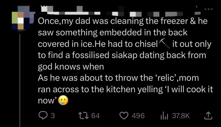 M'sian Woman's Parents Fry And Consume Pet Koi Fishes After They Died Due To Power Trip comment 1