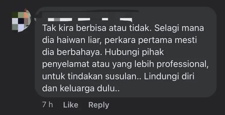 Snake Found Hiding Inside Air Conditioner At Johor Home To Escape The Heat comment 3